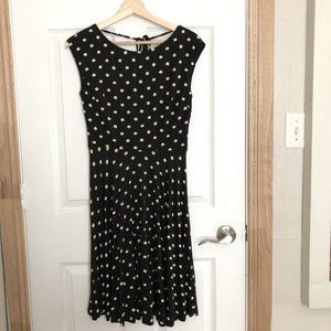 LOFT Ikat Polka Dot A-Line Dress